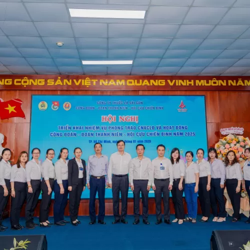Khối đoàn thể Công ty Thuốc lá Sài Gòn triển khai nhiệm vụ công tác trong năm 2025